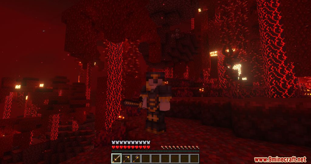 description_5 Advanced Netherite Mod - armor, tools.