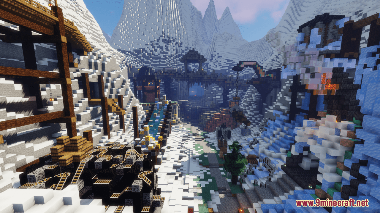 description_2 Frozen Crags 2: Frostbite Frenzy Map (1.20.4, 1.19.4) - Freeze Marker Games
