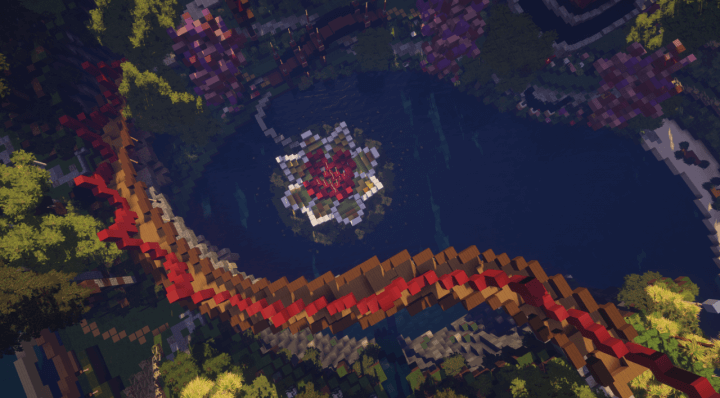 description_0 A Fantastic Futuristic Park | Карта для Minecraft