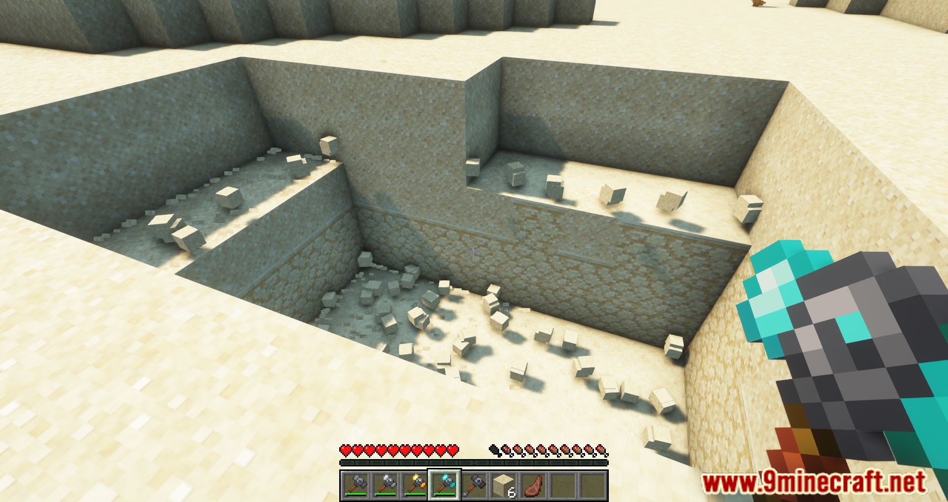 description_18 Just Hammers Mod (1.20.4) Forge Version - desentierra una montaña entera si quieres!
