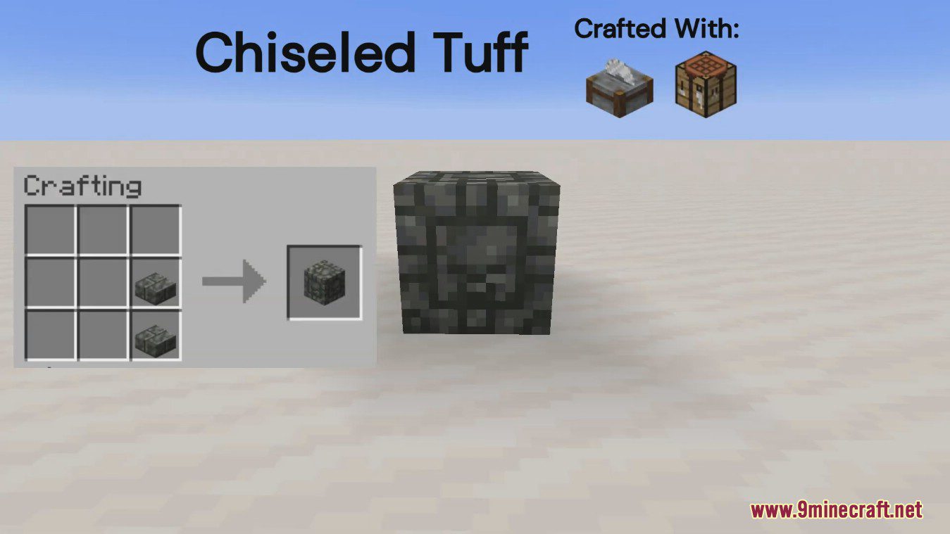 description_3 Mod Ladrillos cincelados y azulejos (1.20.1) - versión vainilla de bloques de piedra