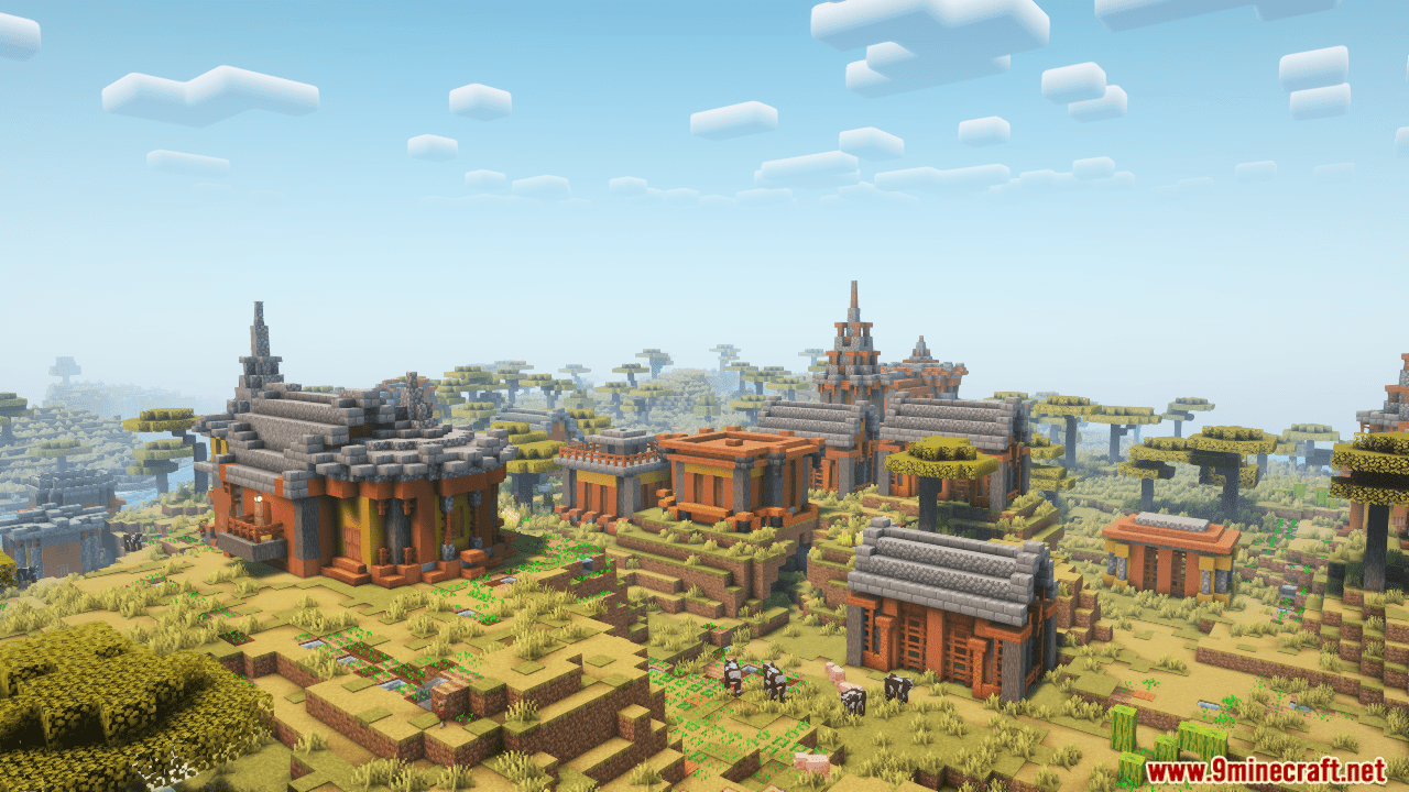 description_7 Mod Lio's Overhauled Villages (1.20.4) - actualizar la estructura del pueblo