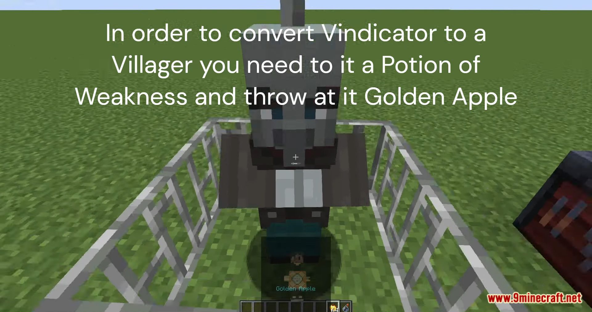 description_8 Curable Vindicators Data Pack (1.20.2, 1.19.4) - Перевоплощение Мстителей в Minecraft!