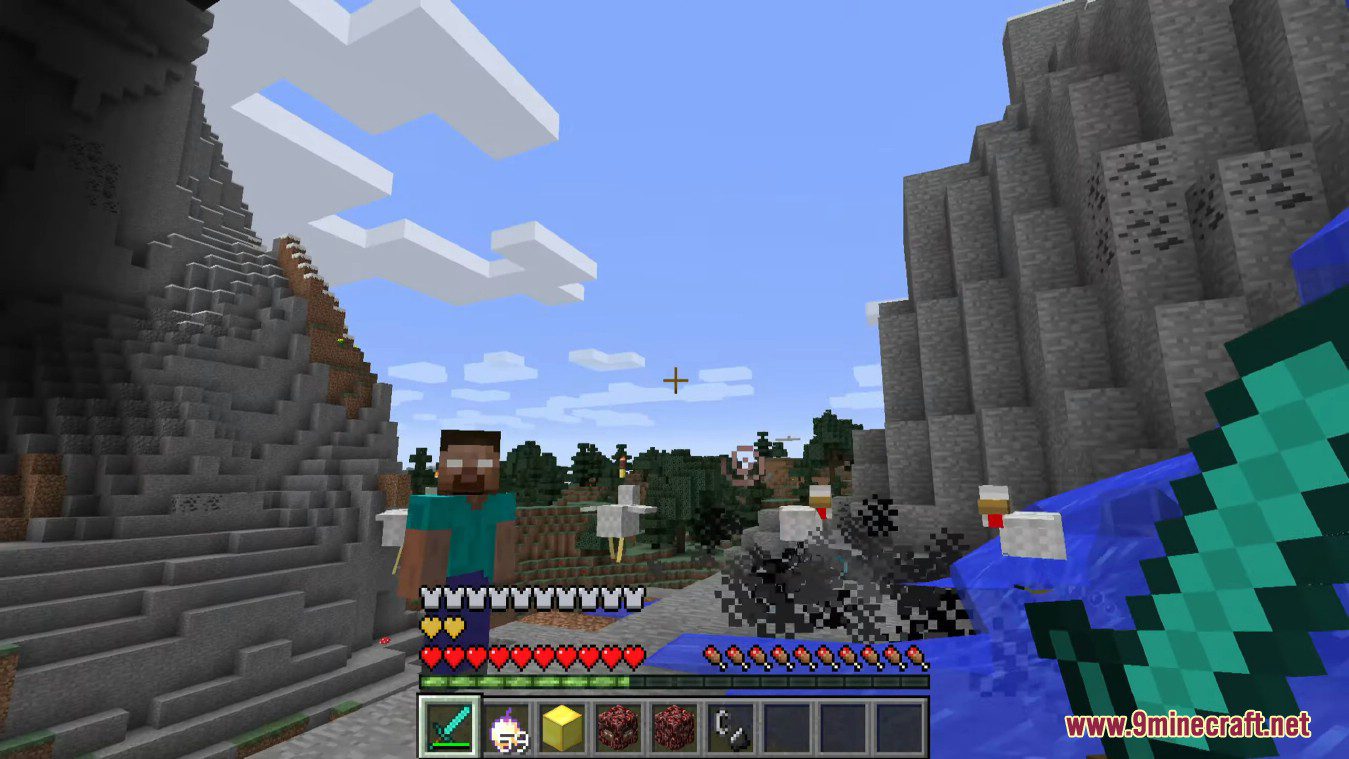 description_7 Herobrine Classic Mod (1.7.10) - fictional creepypasta character
