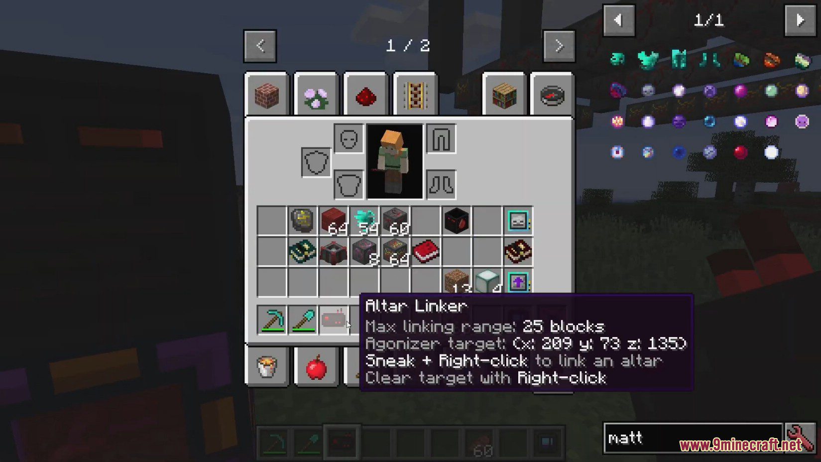 image 10 for Mod Add-ons Deep Mob Learning Blood Magic (1.12.2)