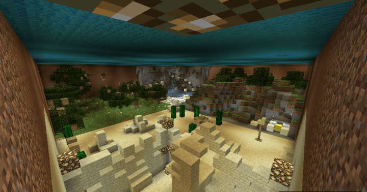 description_0 3 Wolds Parkour | Карта для Minecraft