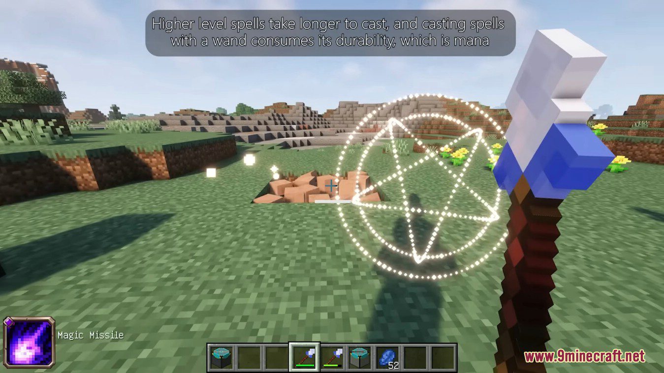 description_4 Magic and Wand Mod (1.16.5) - Быть магом в Minecraft