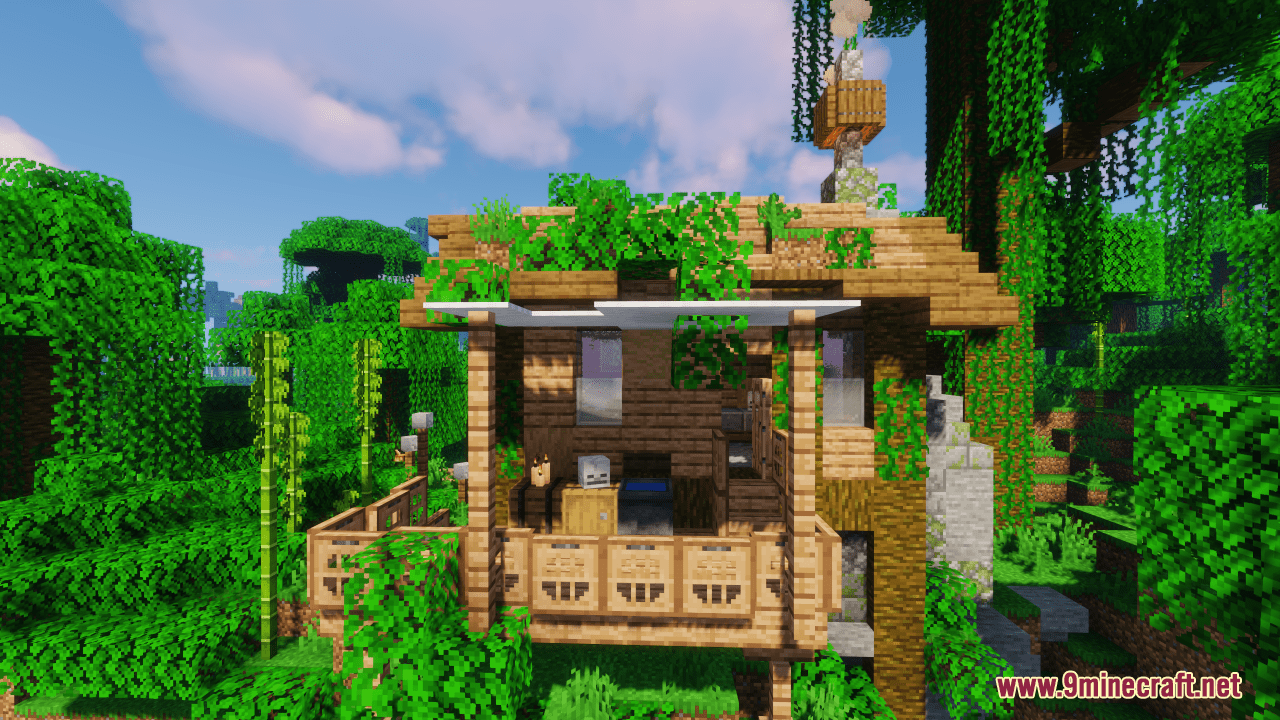 description_2 Карта Tribal Hut In The Jungle (1.20.4, 1.19.4) - Survive In The Wilderness