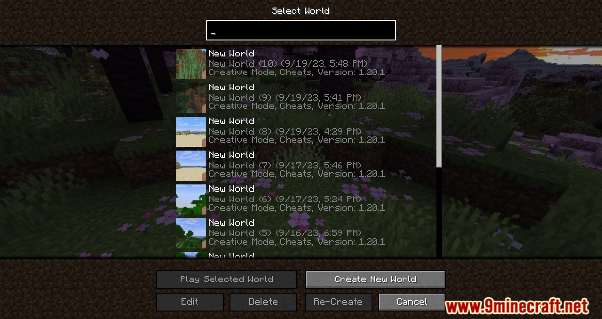 description_1 Mod Panorama Screens (1.20.4, 1.20.3) - The Art of Immersion