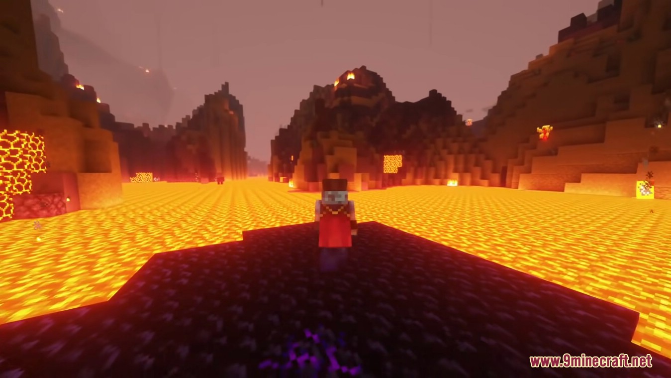 Imagen 2 para Lava Walker Mod (1.20.4) - le permite caminar sobre la lava