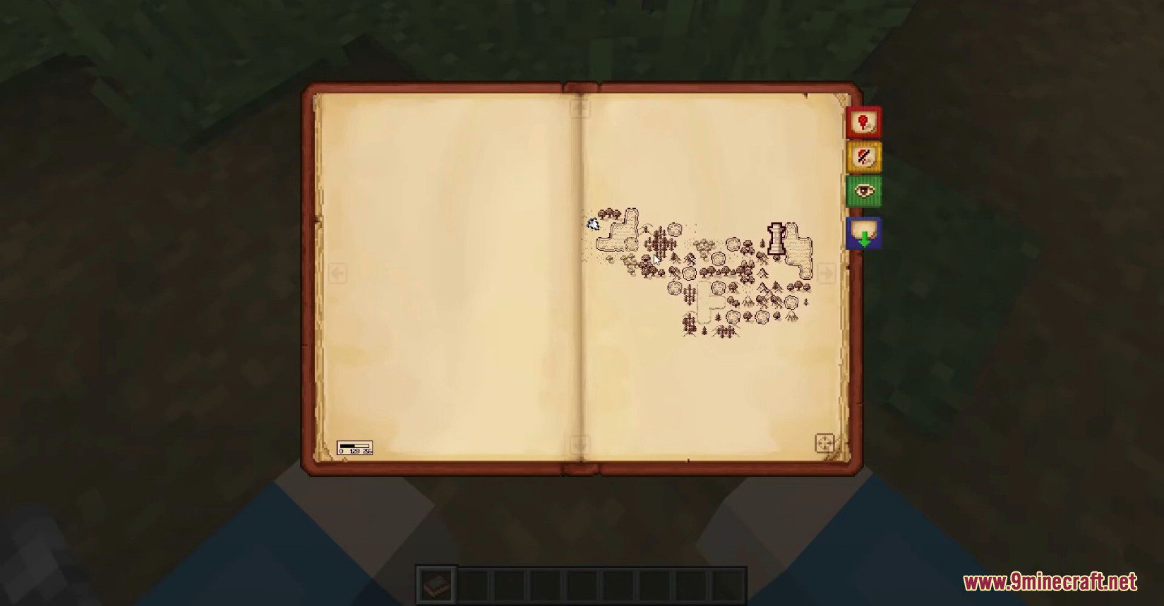 image 3 for Ancient Waystones Mod (1.17.1) - Agrega patones al antiguo atlas.