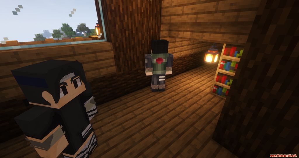 description_0 Naruto Shippuden Mod (1.16.5) - Окунитесь в мир ниндзя!