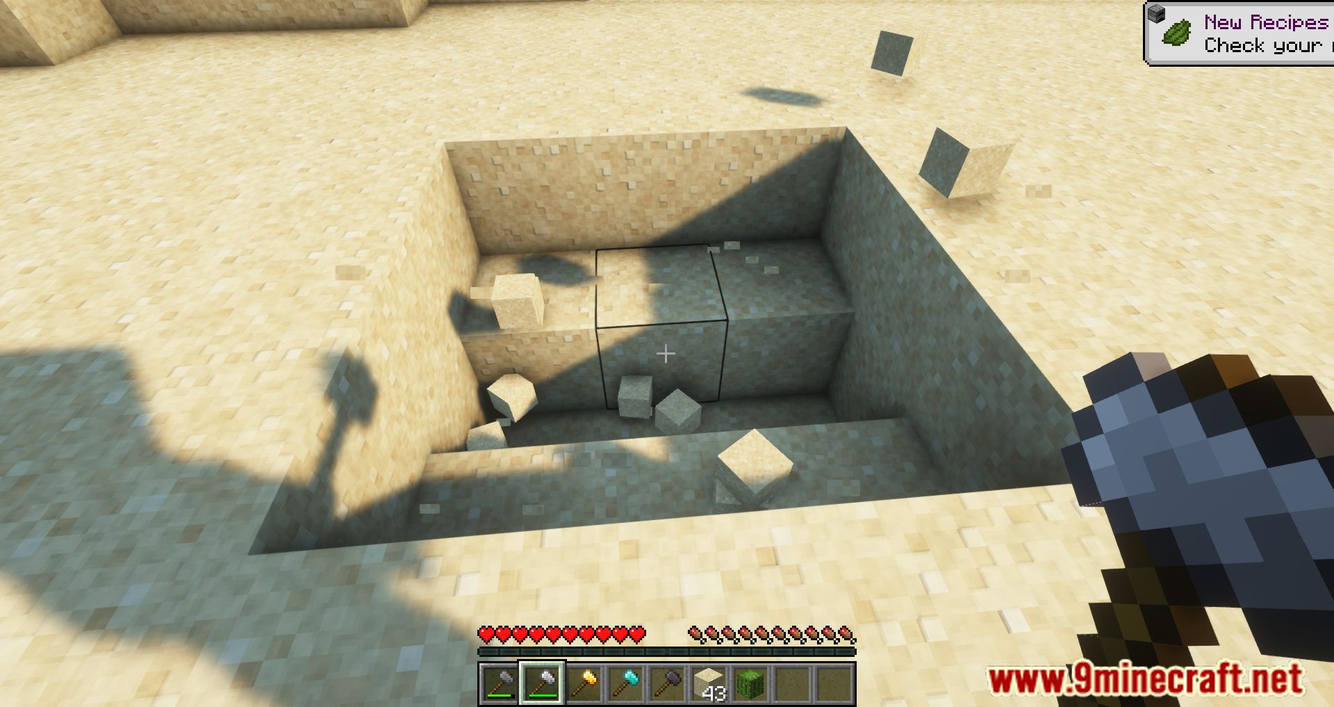 description_4 Just Hammers Mod (1.20.4) Forge Version - desentierra una montaña entera si quieres!