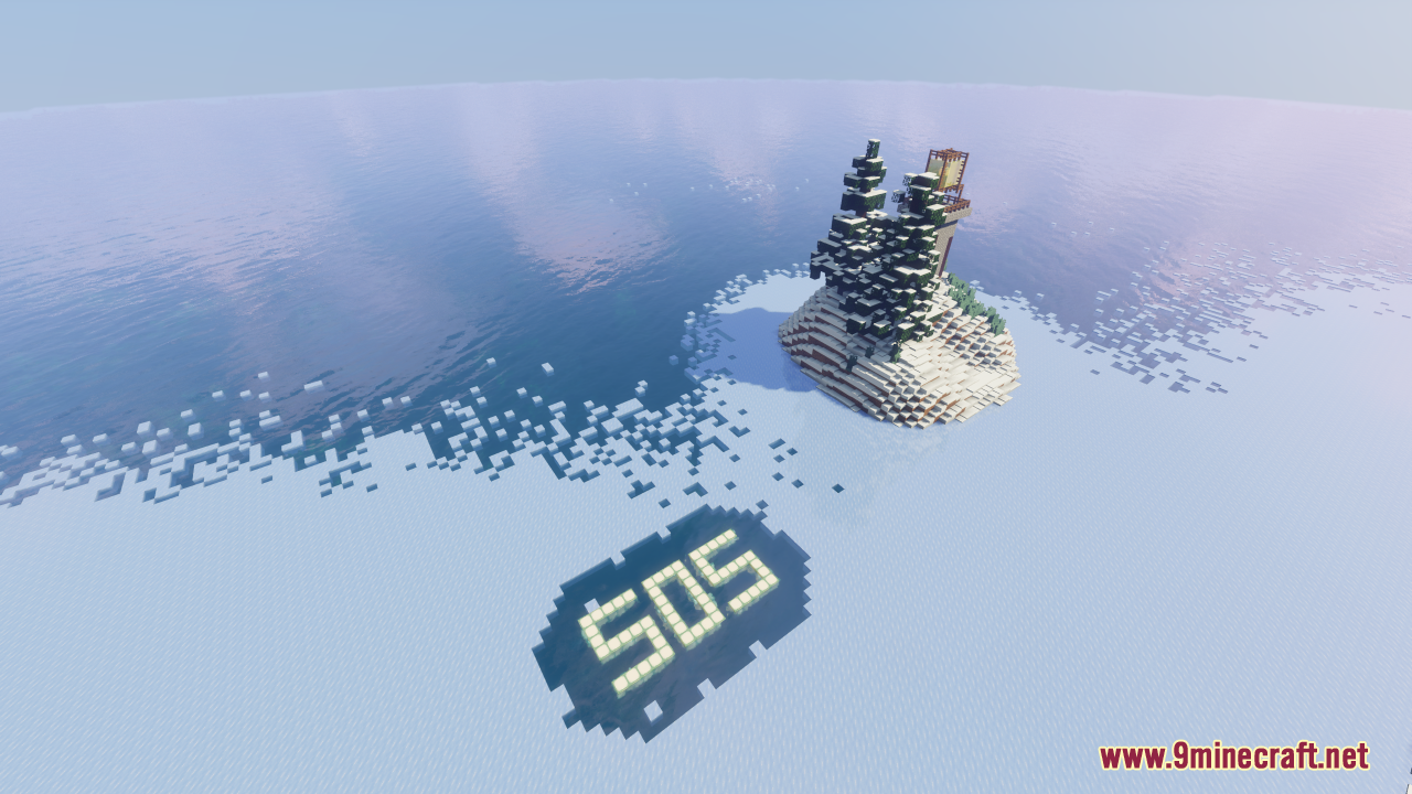 description_1 Stranded 3 Maps (1.20.4, 1.19.4) - the beginning of a new journey