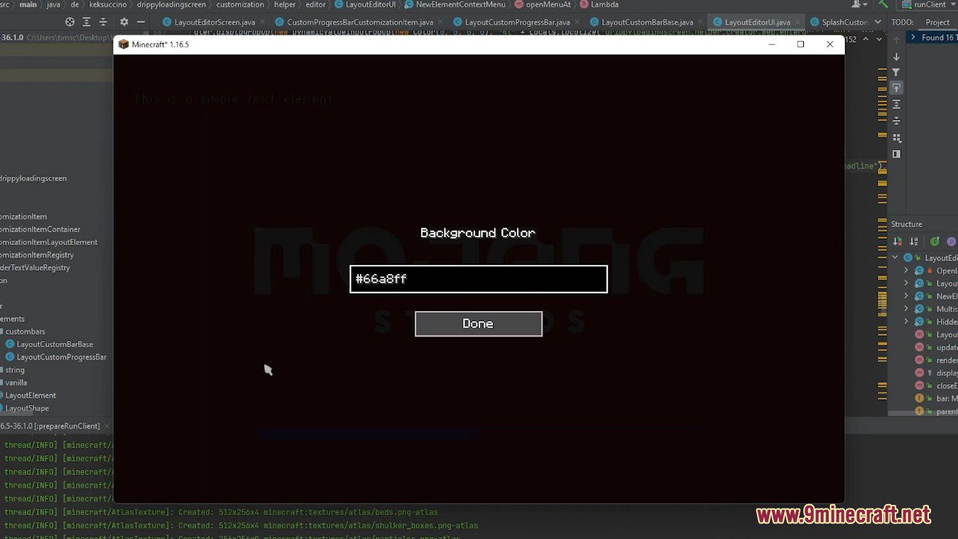 description_4 Drippy Loading Screen Mod (1.20.4) - Customize Minecraft loading