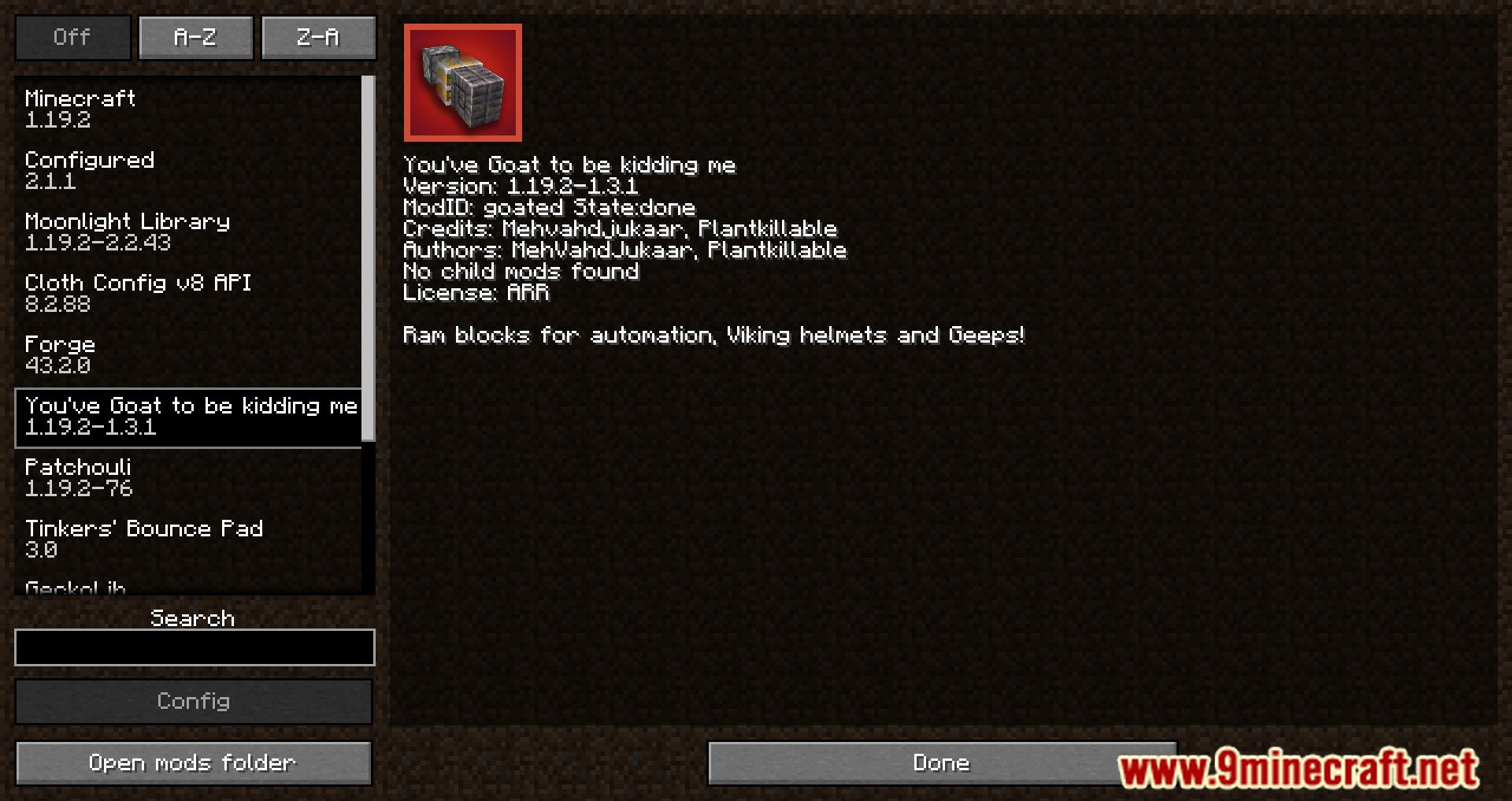 description_13 You've Goat to Be Kidding Me Mod 1.20.1 - Oh My Goat!