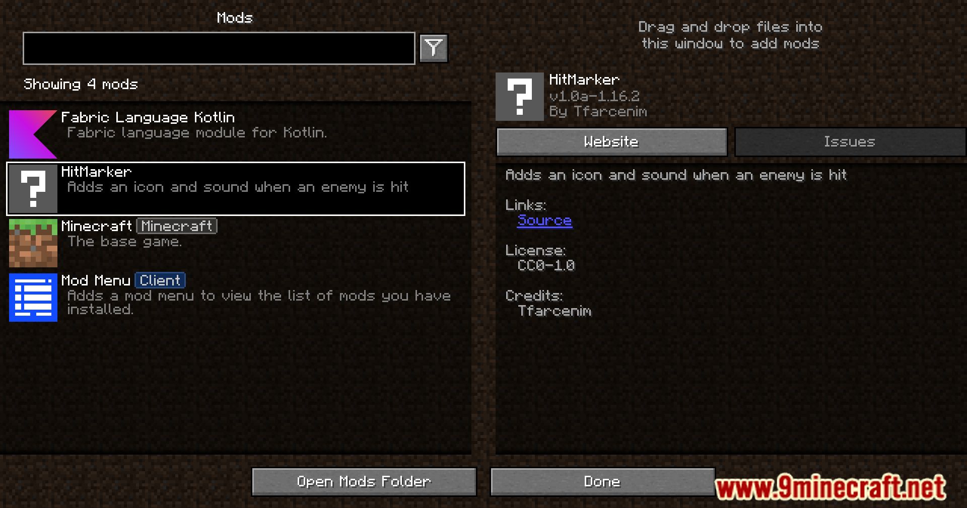 description_0 Hitmarker Mod (1.19.3) - Achieve success in combat in Minecraft