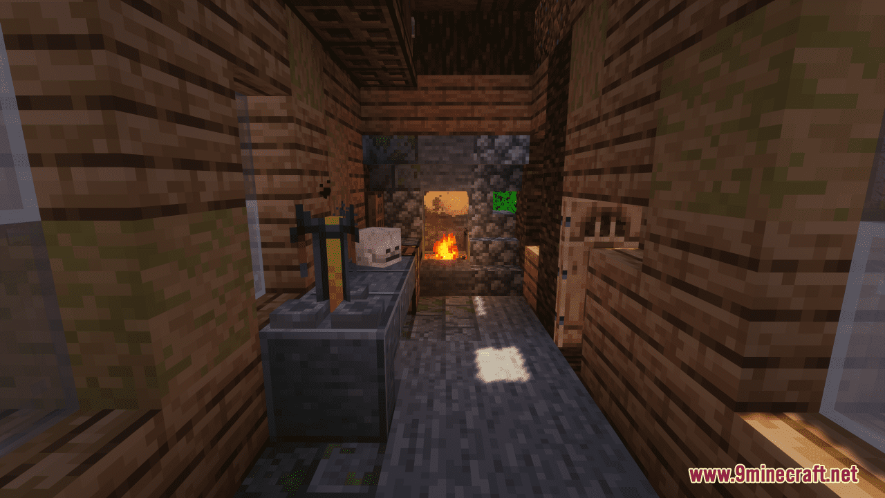 description_4 Mapa Cabaña Tribal En La Selva (1.20.4, 1.19.4) - Sobrevivir En El Desierto