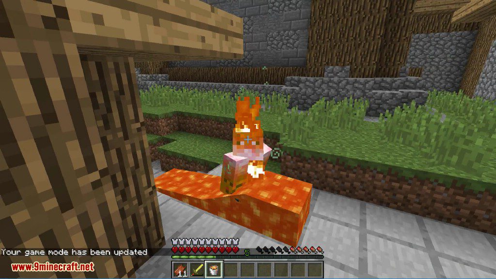 description_8 Mob Armor Mod 1.16.5 - turn into mobs and get abilities