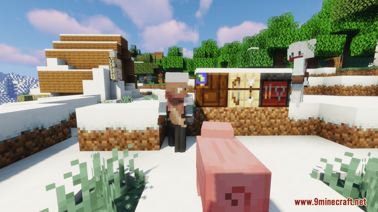 description_3 Stylish Villagers Resource Pack (1.19.4, 1.19.2) - текстур-пак