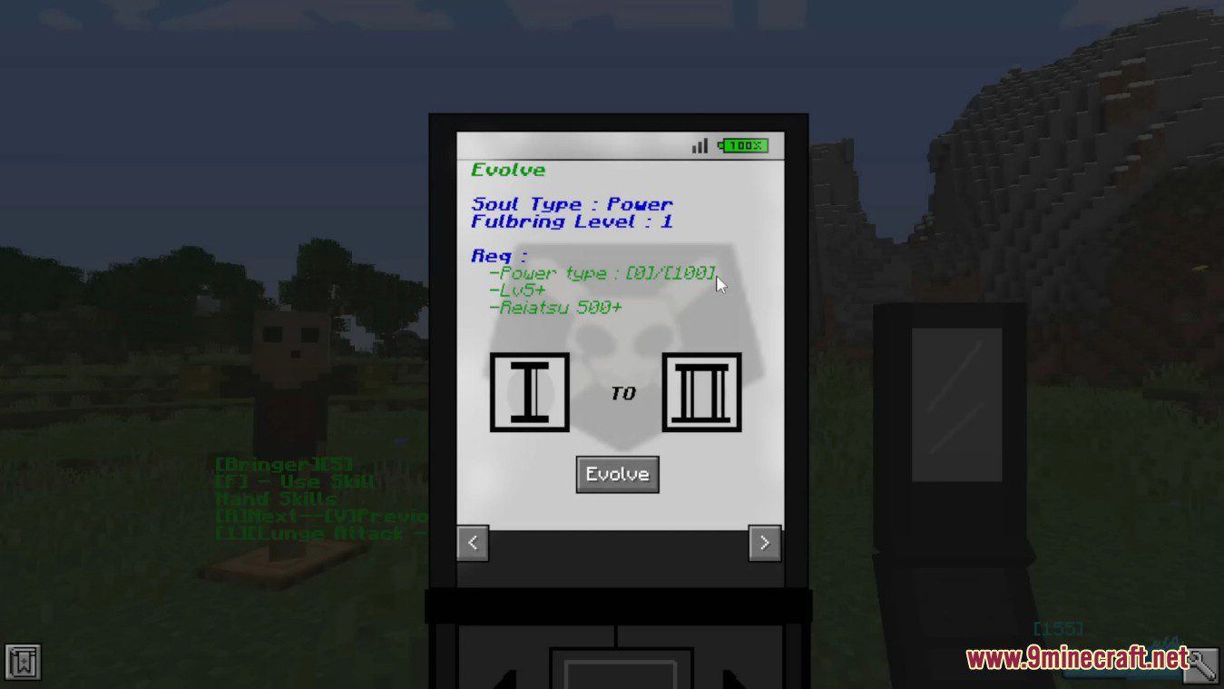 description_17 Bleach Awaken Mod (1.16.5) - Аниме Bleach, Fighting Hollow