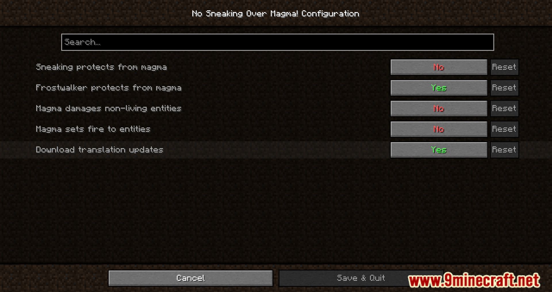 imagem 2 para Wading through magma é proibido! Modificação (1.20.6) - Danos aos blocos magmáticos