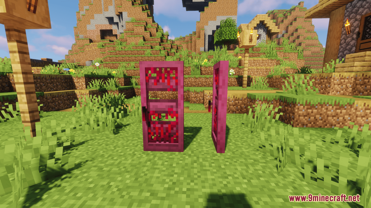 description_7 Resource packs for reproducing doors (1.19.4, 1.19.2) - Texture packs