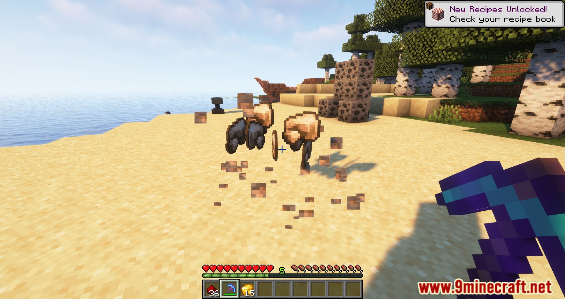image 9 for Vein Mining Mod (1.20.4) - Trae nuevos hechizos al juego