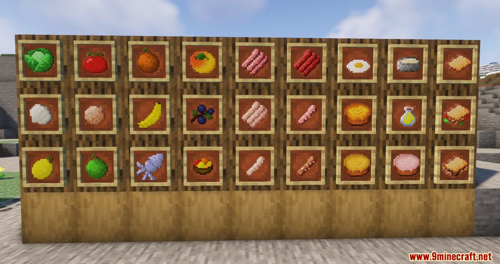 description_0 Foodables Mod ( 1.19.4) - добавлены пищевые продукты.