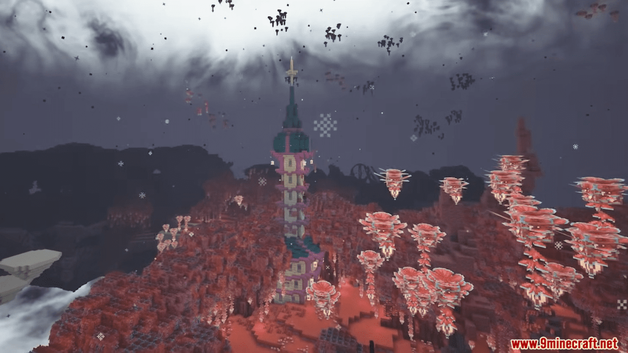 description_1 Better End Cities Mod (1.20.4) - improves and rebuilds end cities.