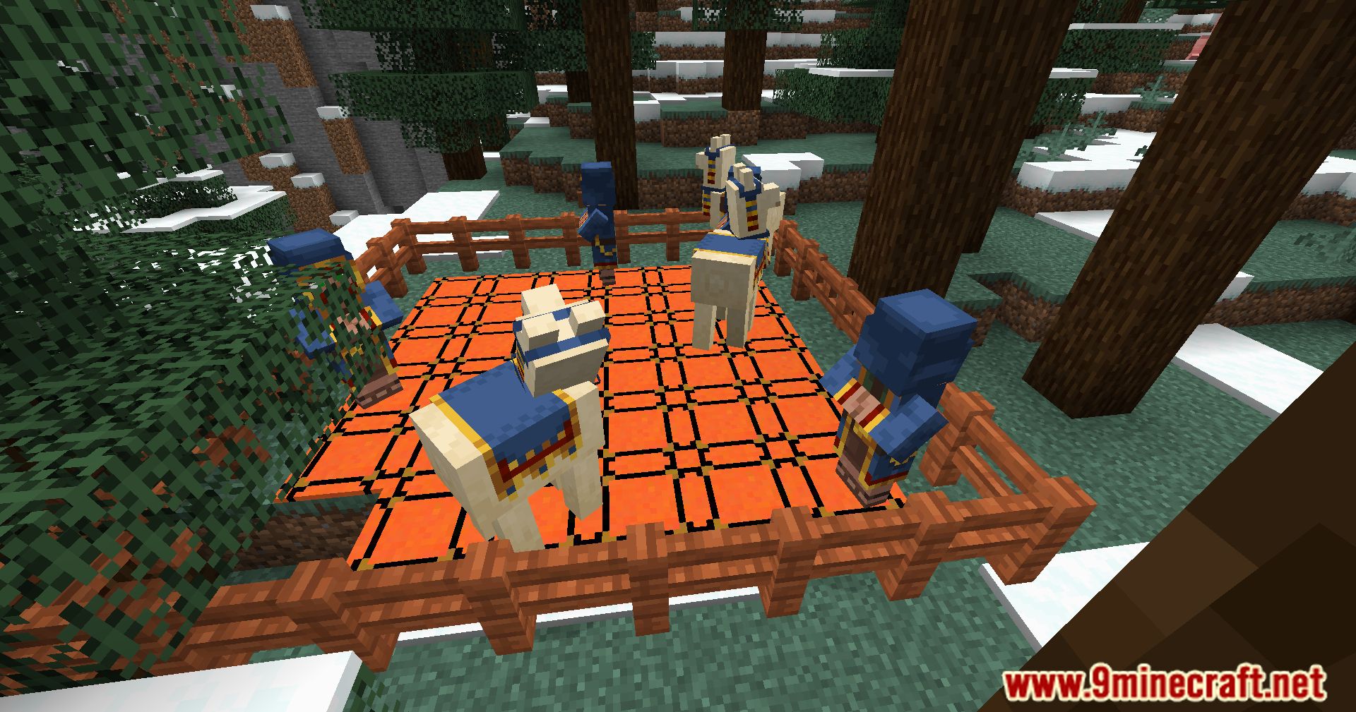 description_1 Wandering Fighters Mod 1.20.1 - Turns merchants into untamed enemies!