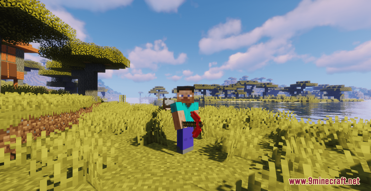description_5 Red Diamond Resource Pack (1.19.3, 1.19.2) - Пакет текстур