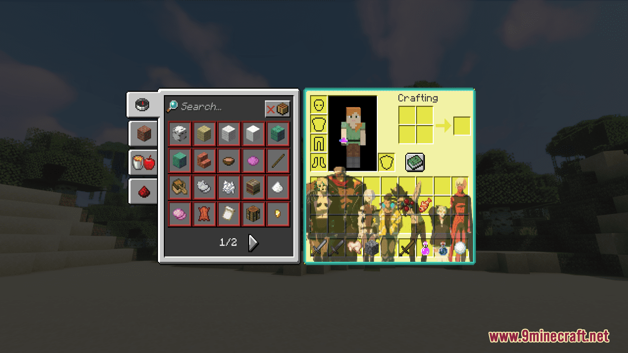 description_5 Cyberpunk: Edge Runner Custom GUI Resource Packs (1.20.4, 1.19.4) - Texture Packs
