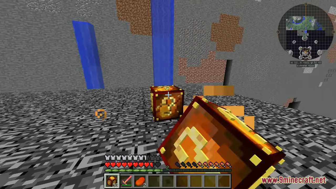 description_2 Fire Lucky Block Mod (1.19) - новый горячий предмет из Недр