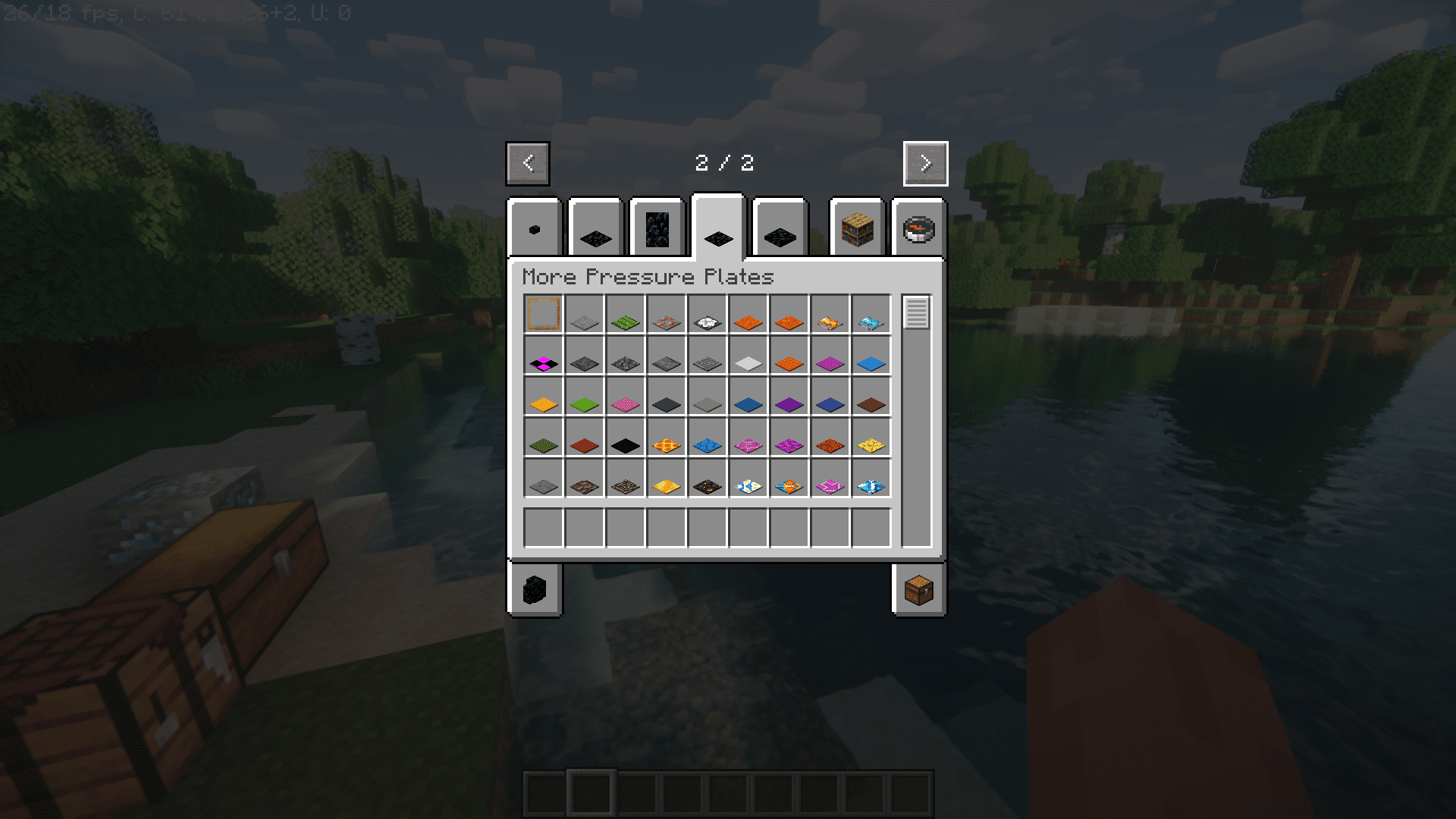 description_5 More Beautiful Pressure Plates Mod 1.20.4 - hundreds of new pressure plates