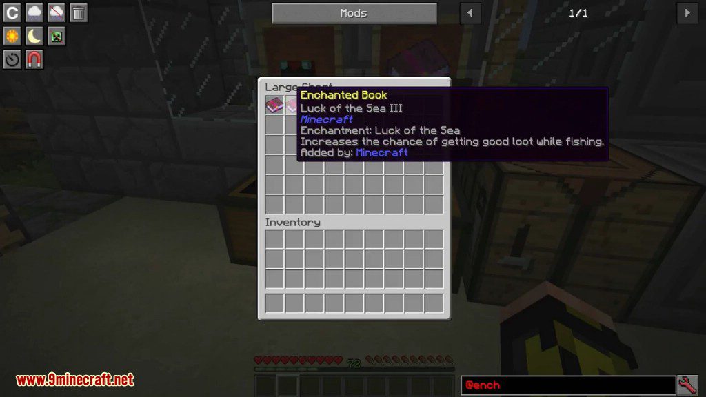 description_4 Enchantment Descriptions Mod (1.20.4) - displays a short description.