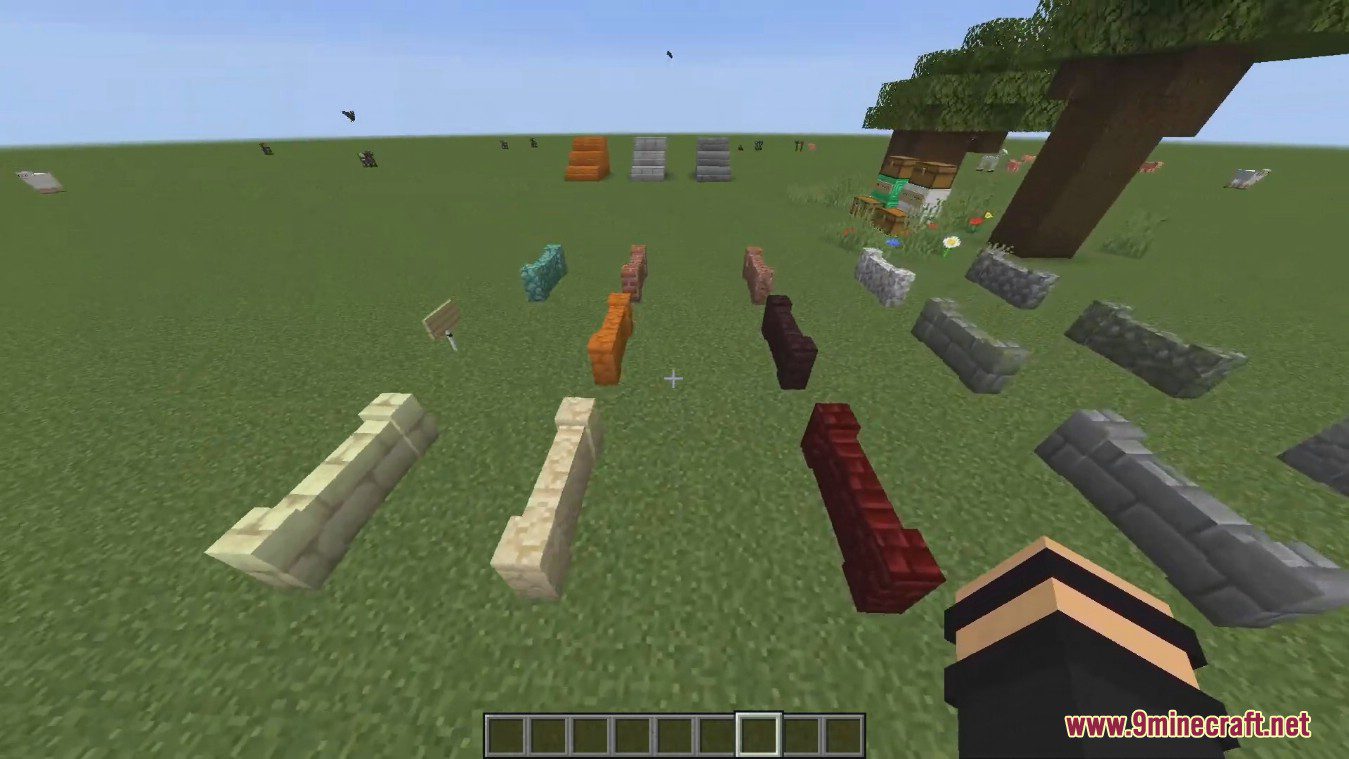 description_0 Nuevo piso, escaleras y paredes mod (1.20.4) - Ultimate para la construcción