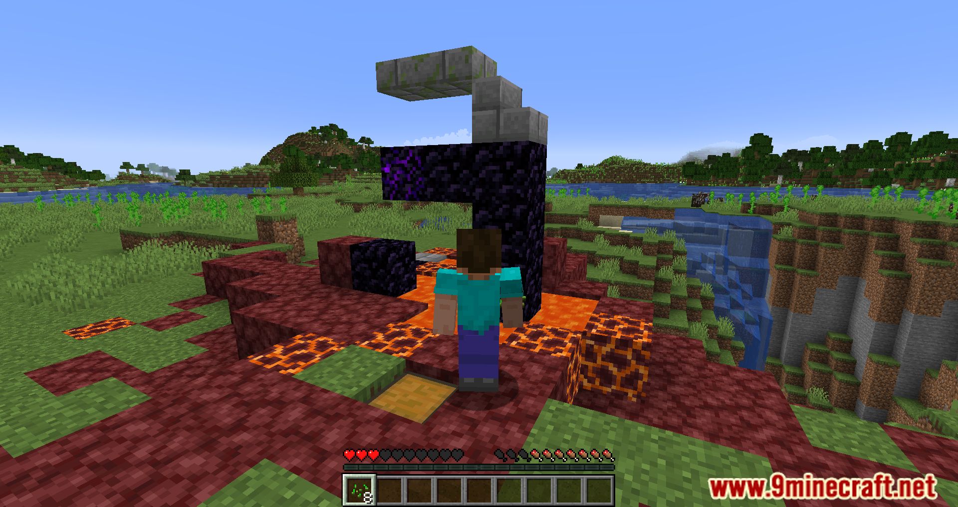 imagem 10 para Passear através de magma é proibido! Modificação (1.20.6) - Danos aos blocos magmáticos