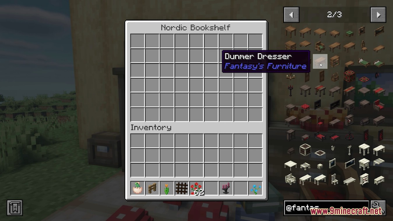 description_2 Fantasy furniture mods - themed decorative blocks in fantasy style