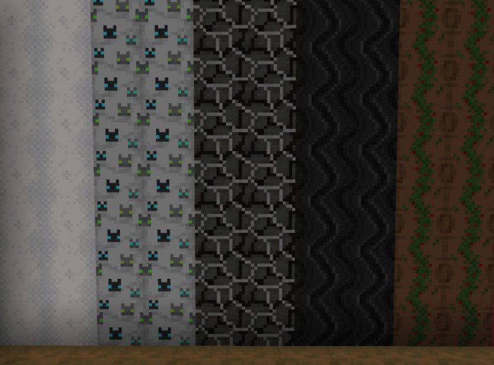 image 1 for Wallpaper Decoration Supplement (1.20) - MCPE/Bedrock Mod