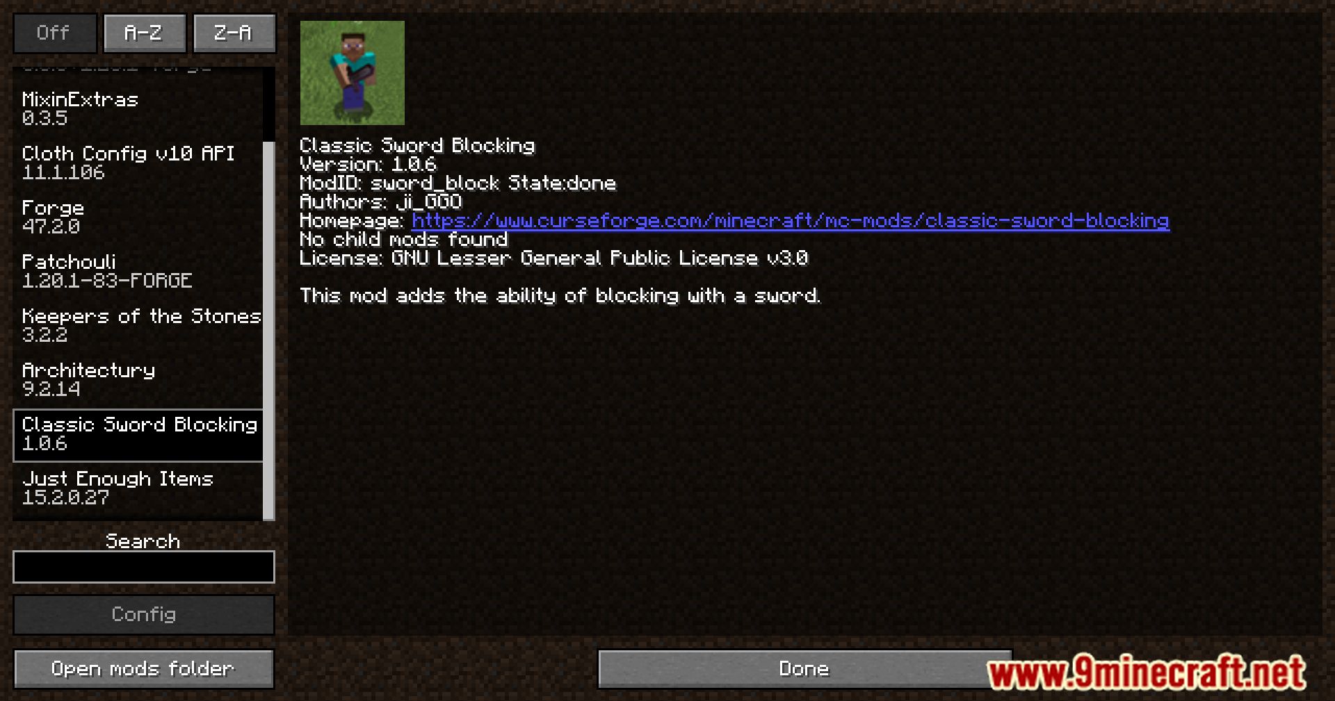 image 1 for Classic Sword Lock Mode (1.20.4) - go back to the basics and experience eternal sword lock!