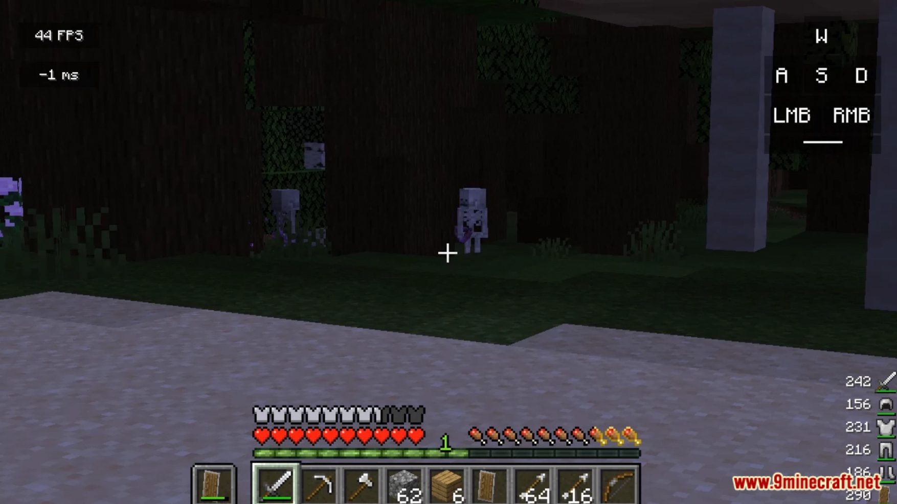 description_6 Horrible Night Data Pack (1.20.2, 1.19.4) - Ночной челлендж!