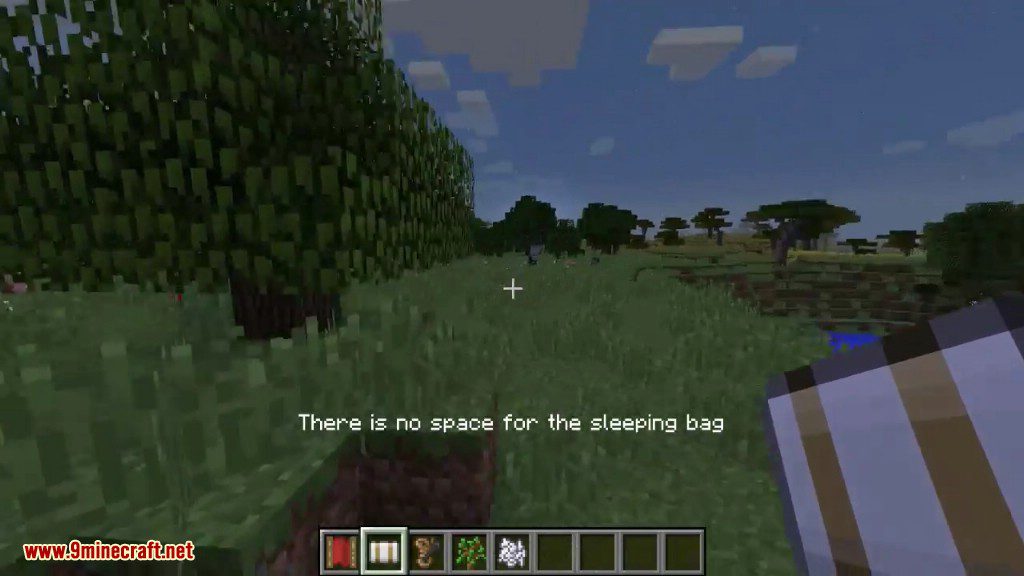 image 10 for Comfortable bed (1.20.4) - sleeping bag and hammock.