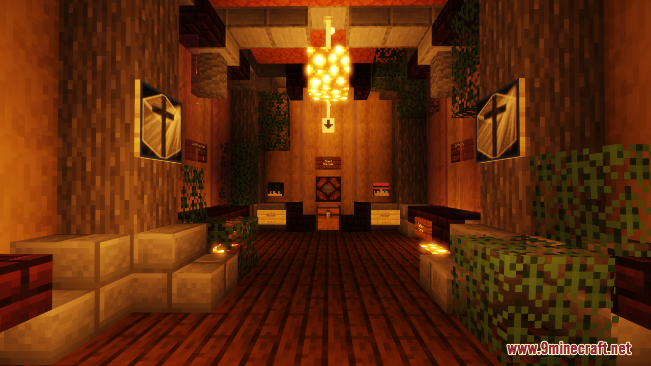 description_3 Church Lighting Map (1.20.4, 1.19.4) - Complete the construction of the church