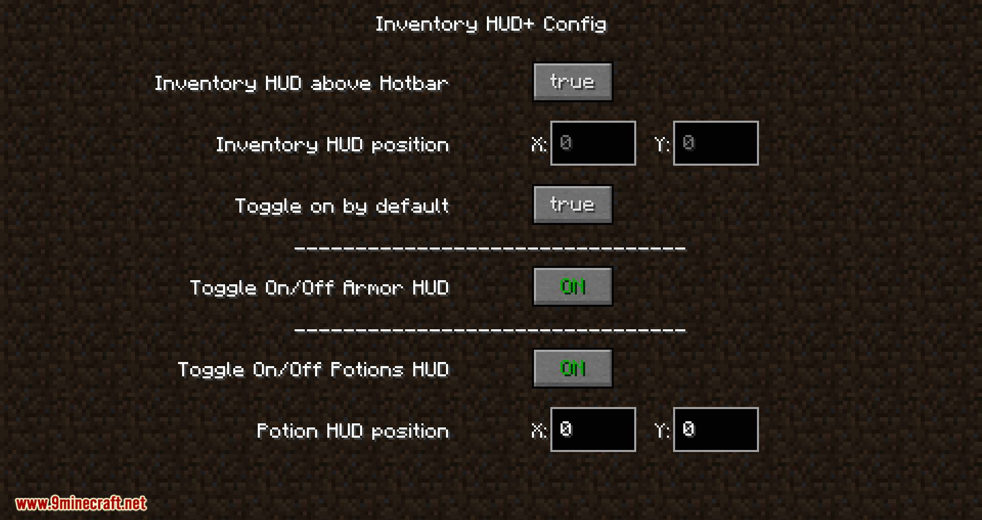 description_10 Inventario Modo HUD+ (1.20.4) - verá mucho más que en el modo estándar