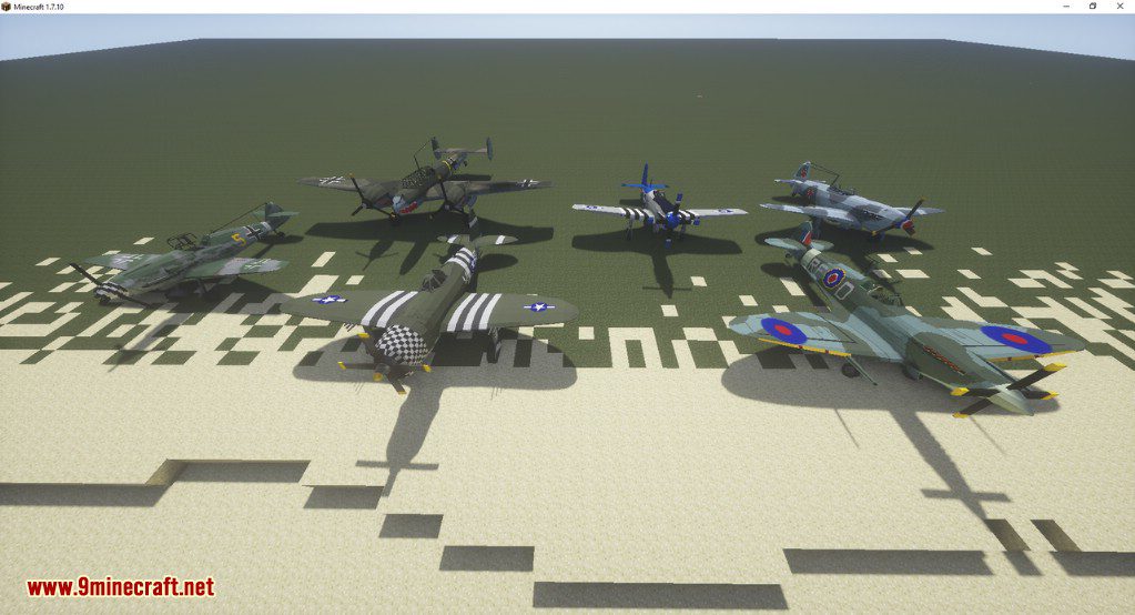 description_6 War 44 Content Pack 1.12.2 (Вторая мировая война, холодная война)