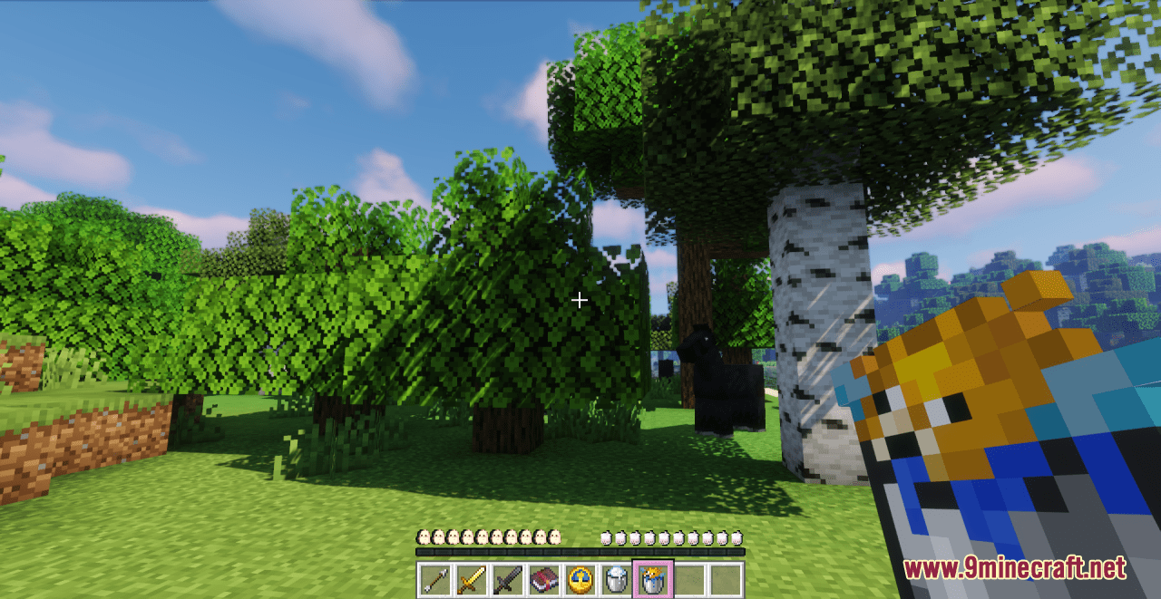 description_4 Cute Ghost HotBar resource pack (1.19.4, 1.19.2, 1.19) - Набор текстур