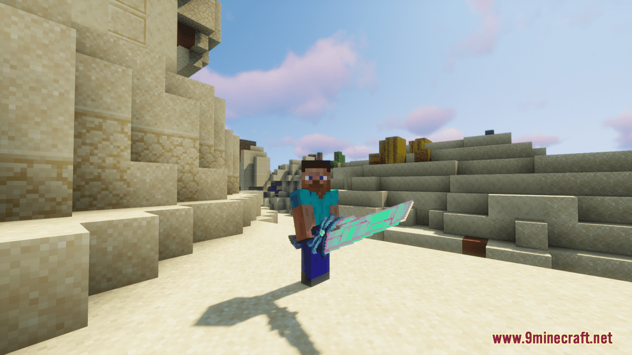 description_5 3D Weapons CIT Resource Pack (1.19.4, 1.19.2) - Пакет текстур