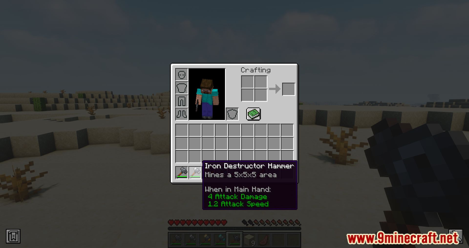description_20 Just Hammers Mod (1.20.4) Forge Version - desentierra una montaña entera si quieres!