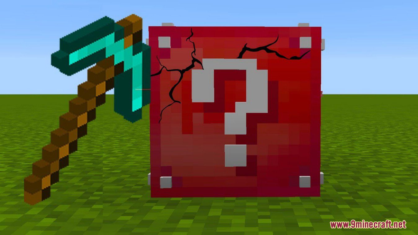 description_3 Youtube Lucky Block Mod (1.12.2) - ютуберы, кнопки воспроизведения и т.д.